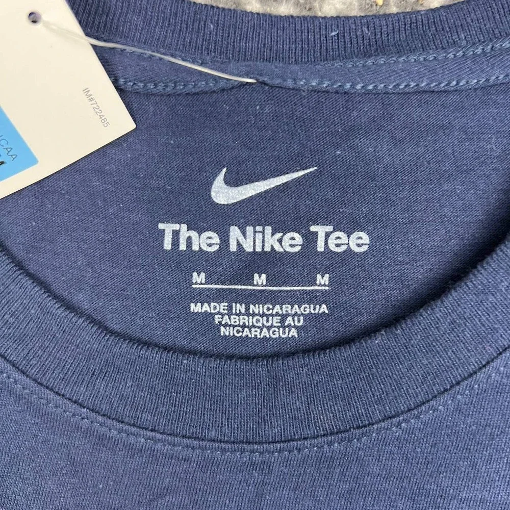Nike Michigan Wolverines College Vault Shirt Women Medium Navy Short Sleeve New